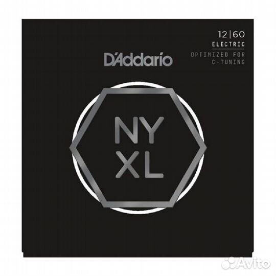 Струны 012-060 для электрогитары D'Addario nyxl126