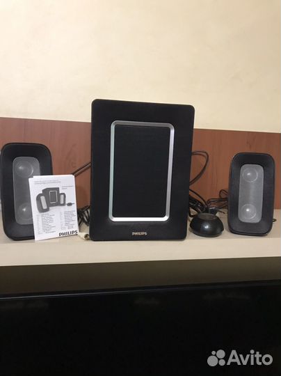 Колонки для компьютера с сабвуфером philips
