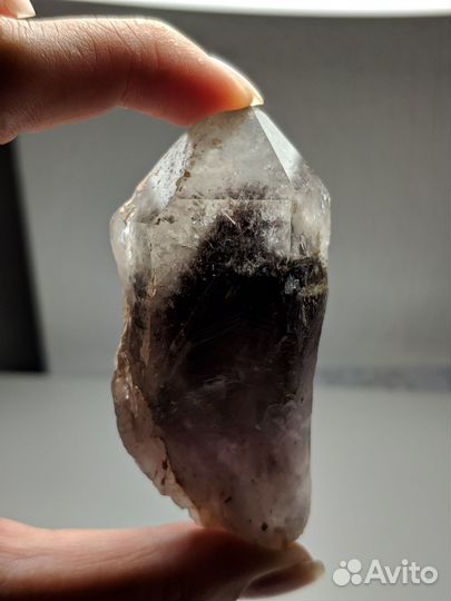 Кристалл аметист раухтопаз горный хрусталь