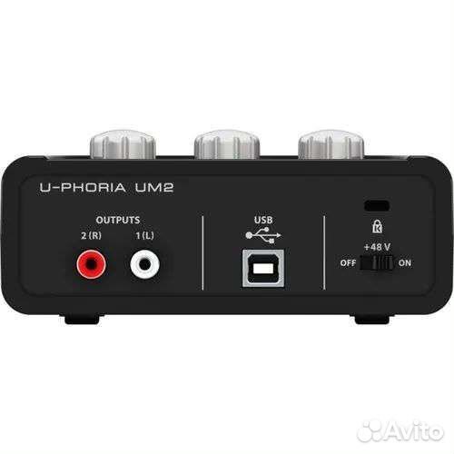 Behringer u phoria um2 звуковая карта