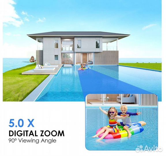 Уличная ip WiFi камера Besder Ptz2k,4Мп,поворотная