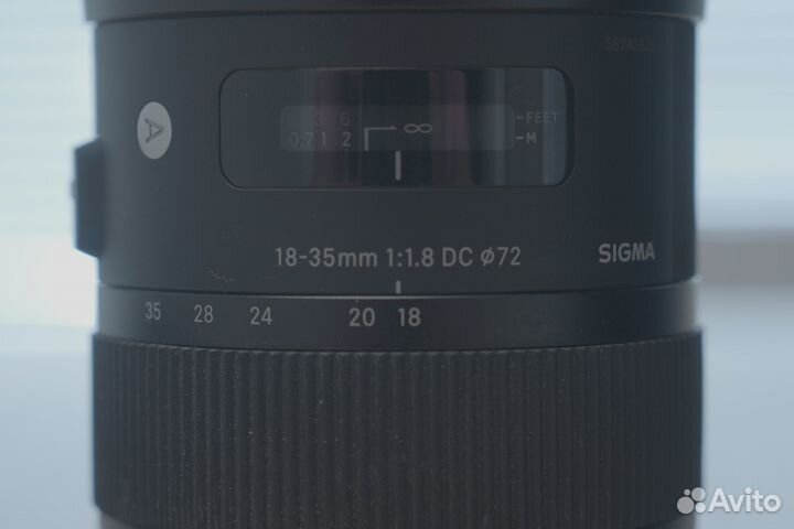 Объектив Sigma 18 35mm 1.8 art canon