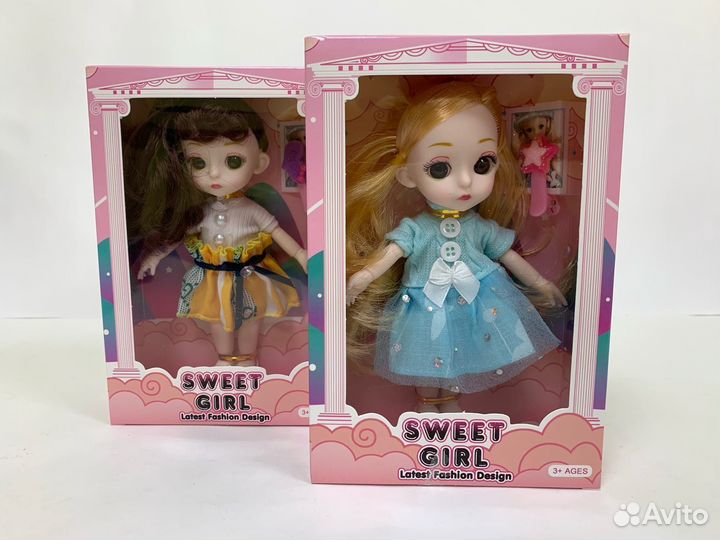 Кукла Sweet Girl c заколкой