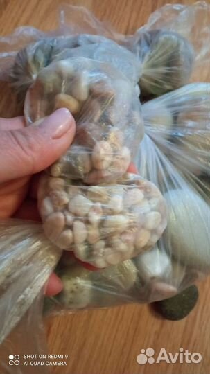 Грунт, галька для аквариума ковриков