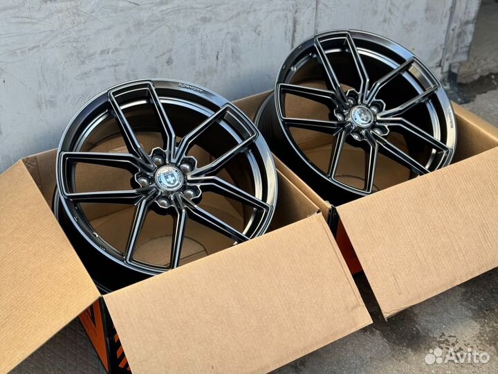 Диски HRE FF21 R17 5x108 темный хром