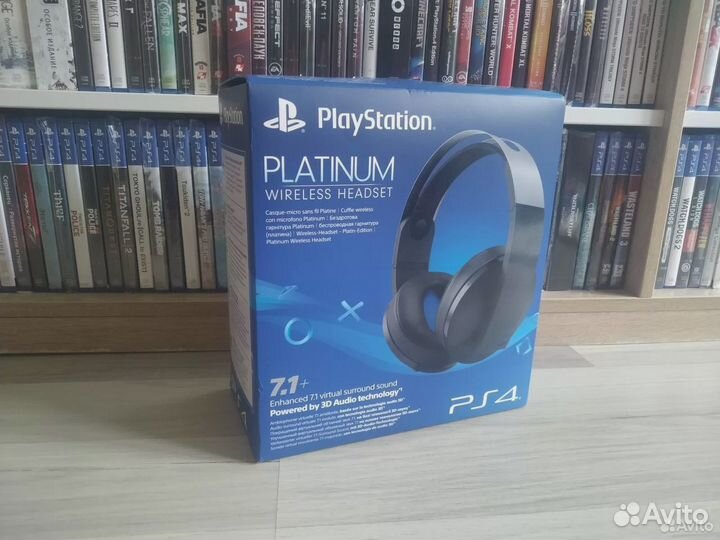 Б у Игровая гарнитура Сони Платинум 7.1 для PS4