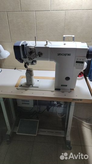 Колонковая промышленная швейная машина zoje