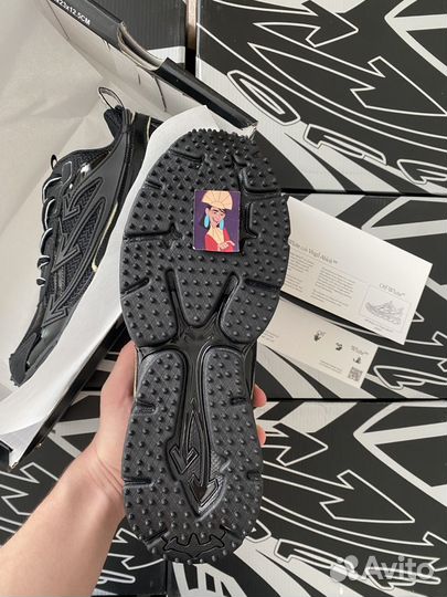 Кроссовки off white be right back black