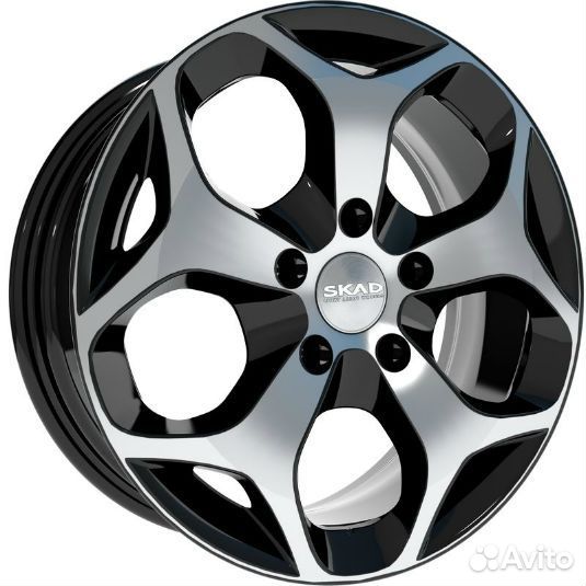 R16 5x114,3 6,5J ET46 D67,1 Скад Гамбург алмаз