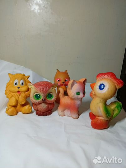 Резиновые игрушки СССР