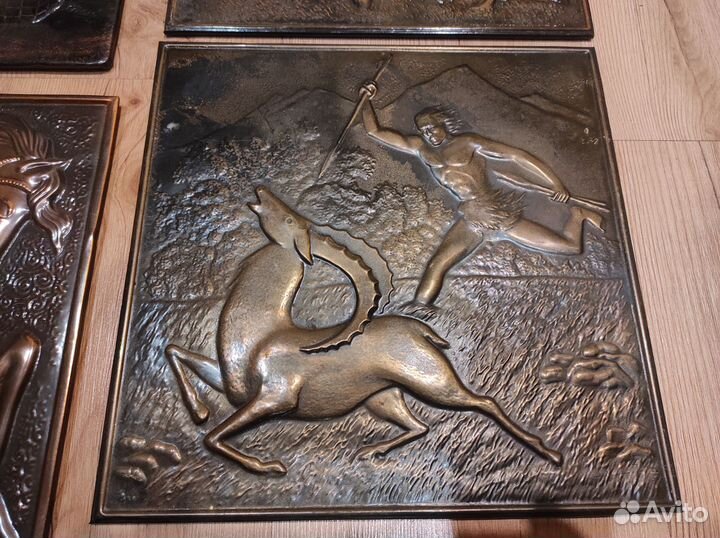 Картина медная чеканка СССР