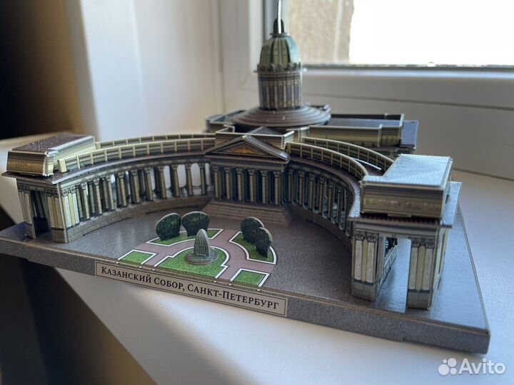 Сборная модель из картона Казанский Собор