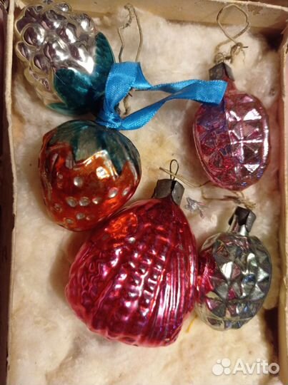 Елочные игрушки СССР