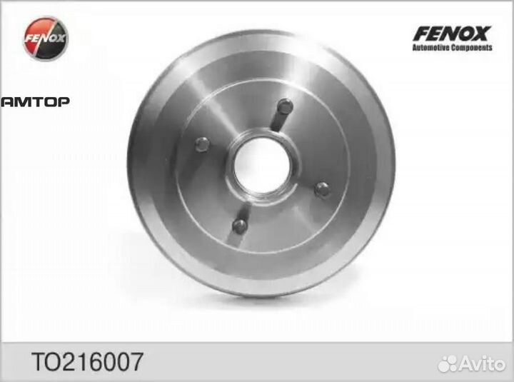 Fenox TO216007 Барабан тормозной Ford Focus (98-05