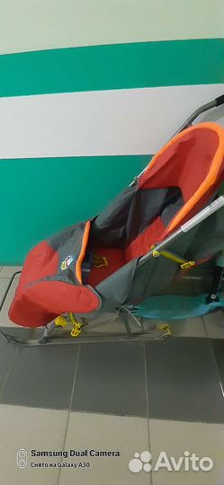 Детские санки коляска бу