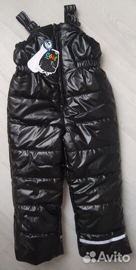 Новый зимний комплект для девочки, размер 110