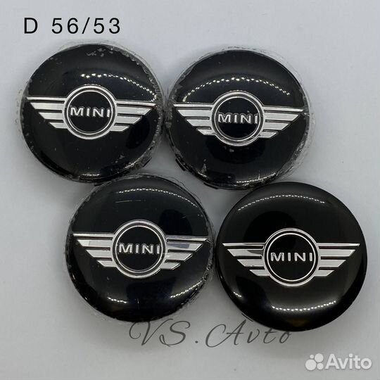 Колпачки на диски(заглушки) Mini D 56,5/53,5