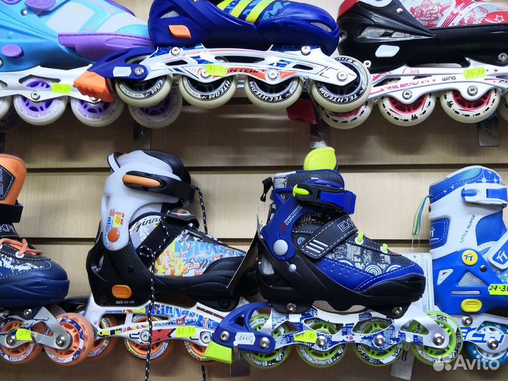 Роликовые коньки новые