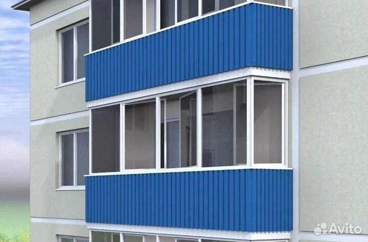Застекление балкона в рассрочку