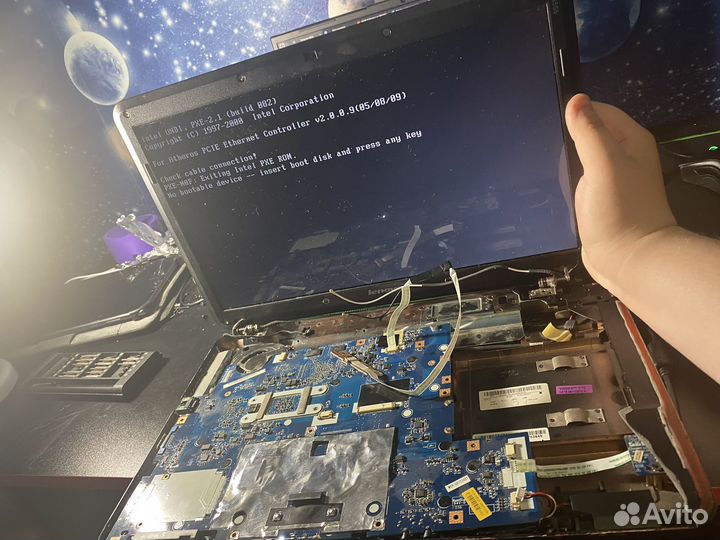 Lenovo g555 разбор