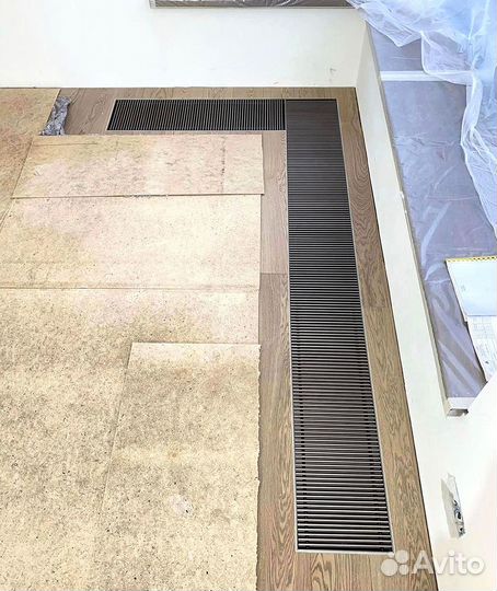 Внутрипольный радиатор отопления