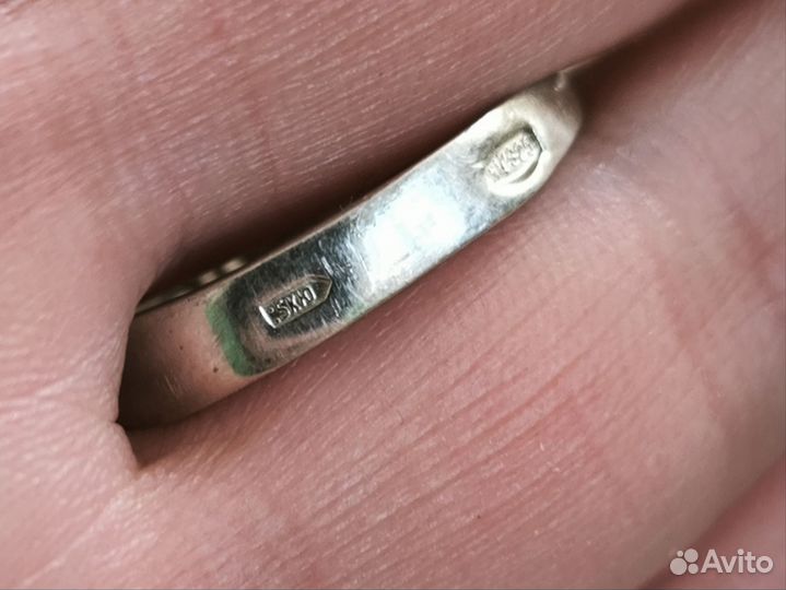 Серебряное кольцо СССР винтаж