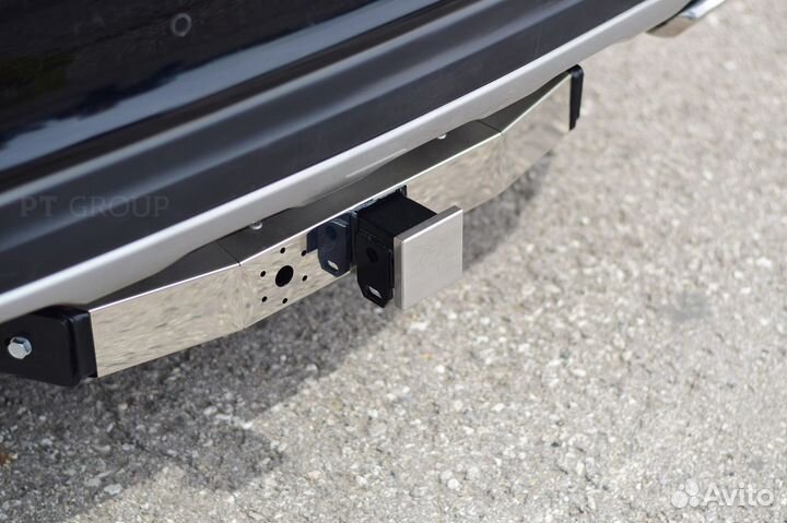 Фаркоп под квадрат Kia Sorento Prime с Нерж. накл