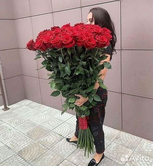Высокие Розы Гиганты Доставка Круглосуточно
