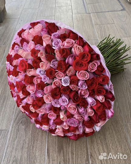 25 роз, 51 роза, 101 роза