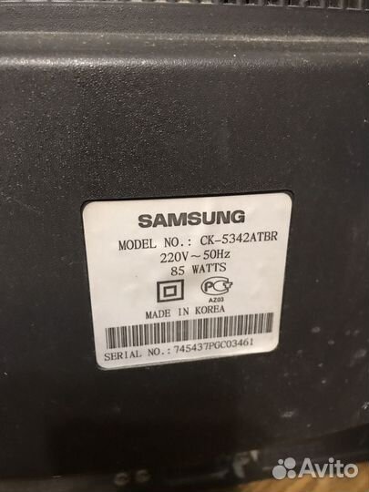 Телевизор Samsung кинескопный