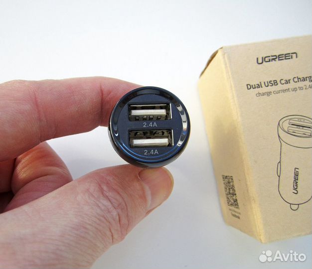 Автомобильное USB зарядное устройство Ugreen ED018