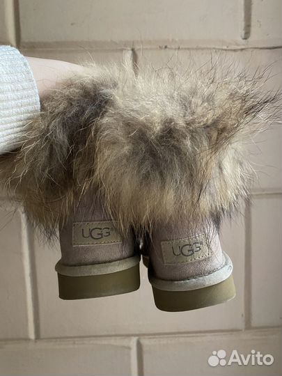 Бронзовые угги с мехом, Ugg, 36 р рос. (37 Eur)