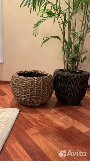 Корзина из ротанга