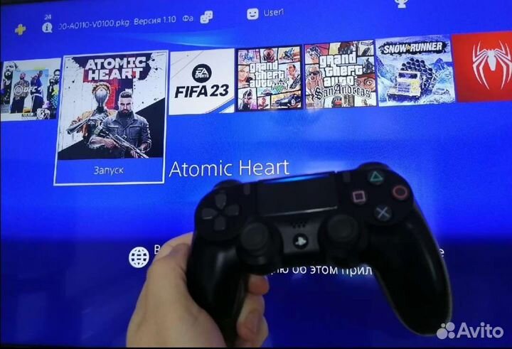 PS4 3rev+2джоя, 999игр Прошита