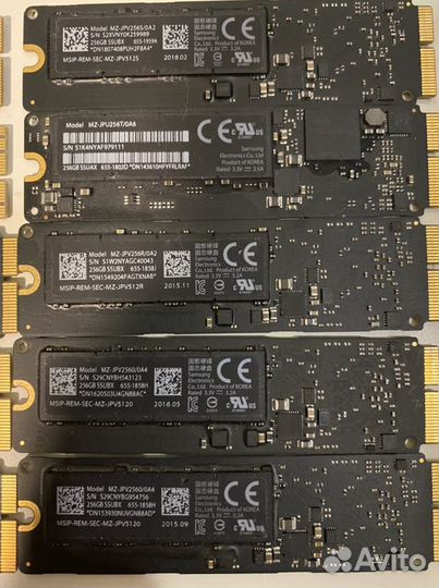 Apple SSD 128 256 512