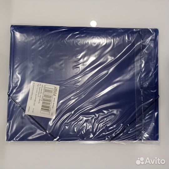 Папка на резинке пластиковая