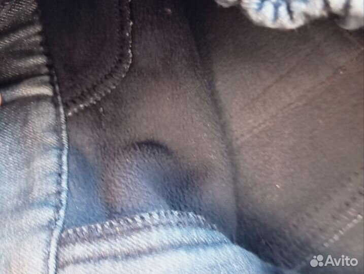 Джинсы утеплённые для девочки 128 gloria