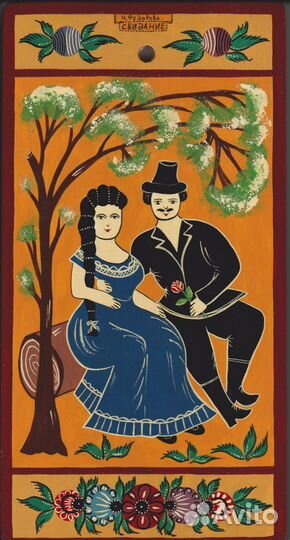 Городецкое панно 