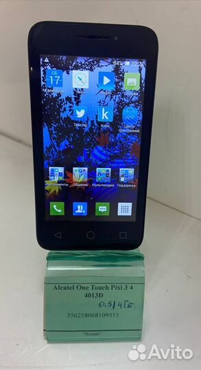 Alcatel One Touch Pixi 3 4 4013D