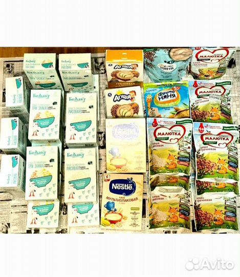 Каши безмолочные