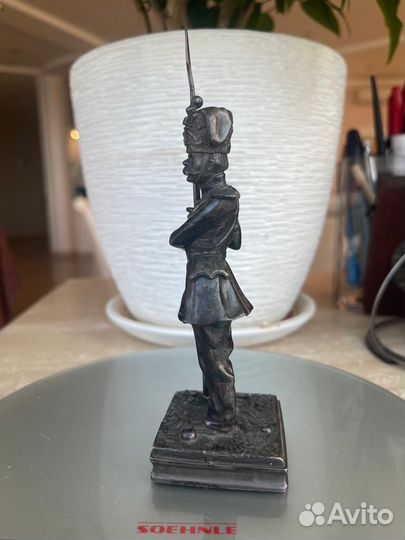 Антиквариат : Улан 1870 год, серебро 925, 362 гр