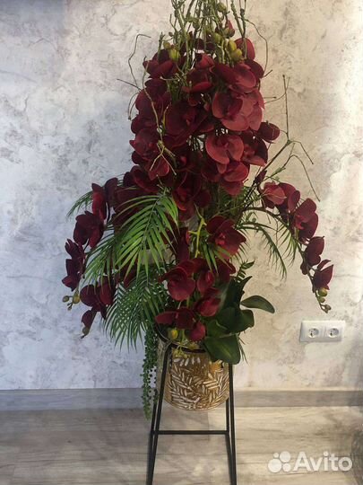 Композиции орхидеи искусственные цветы