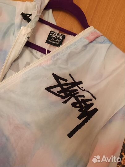 Ветровка Stussy cotton candy tie dye