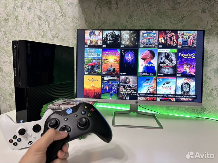 Xbox One + 947 игр (обмен, гарантия)