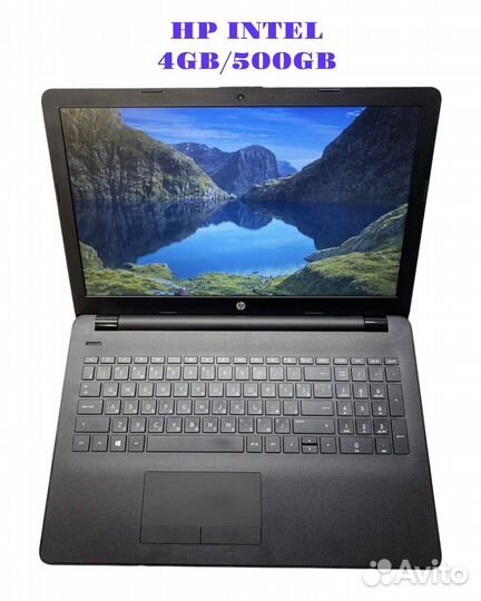 Ноутбук hp intel celeron 500GB/4GB как новый