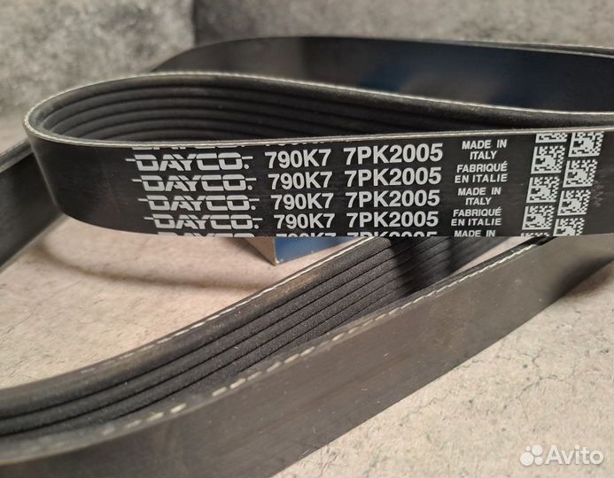 Ремень поликлиновый Dayco 7PK2005 (Италия)