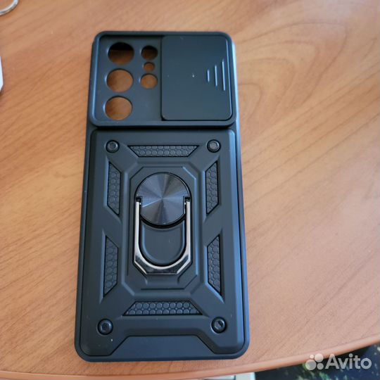 Чехол с защитной шторкой для Samsung S21 Ultra