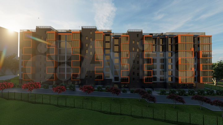 1-к. квартира, 66,3 м², 7/8 эт.