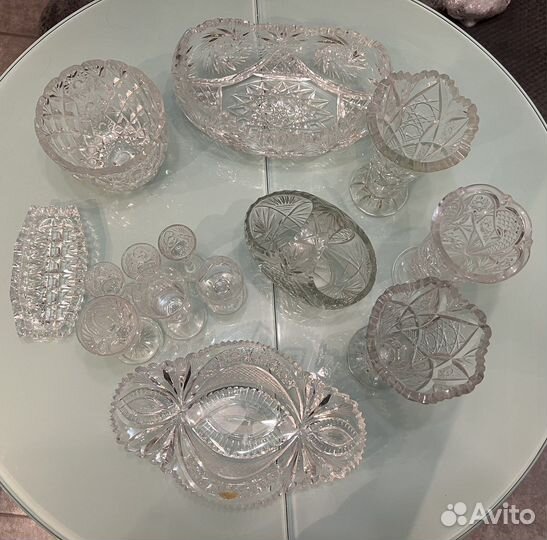 Хрусталь гдр, СССР, Чехословакия (3500 за всё)