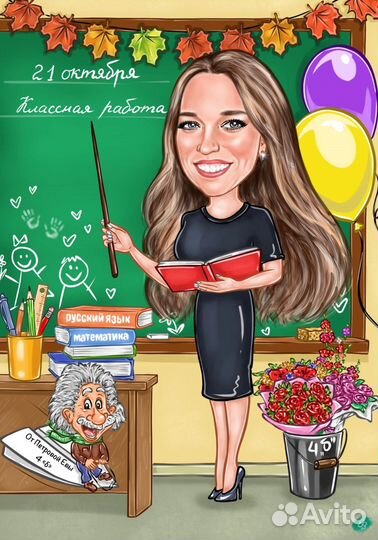 Цифровые шаржи на заказ